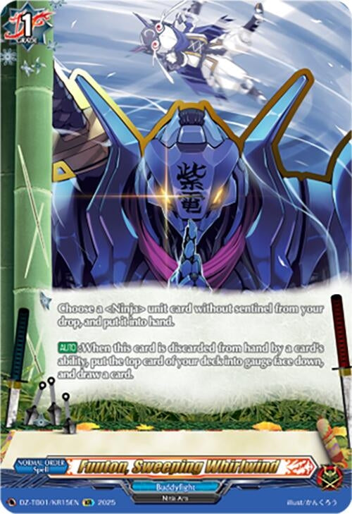 Image for Fuuton, Sweeping Whirlwind (KR) (DZ-TB01/KR15EN) (DZ-TB01: Future Card Buddyfight) - Cardfight Vanguard