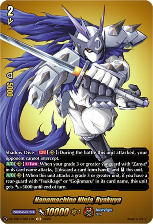 Image for Nanomachine Ninja, Byakuya (BR) (DZ-TB01/BR11EN) (DZ-TB01: Future Card Buddyfight) - Cardfight Vanguard