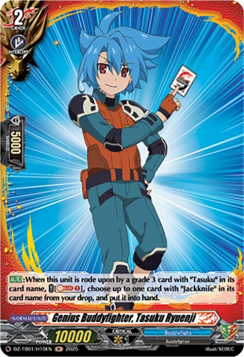 Image for Genius Buddyfighter, Tasuku Ryuenji (H) (DZ-TB01/H10EN) (DZ-TB01: Future Card Buddyfight) - Cardfight Vanguard