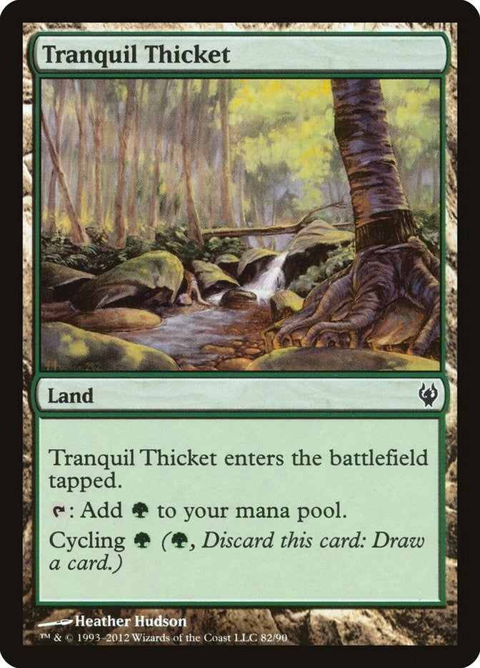 Tranquil Thicket (82) [DDJ] - MTG Single