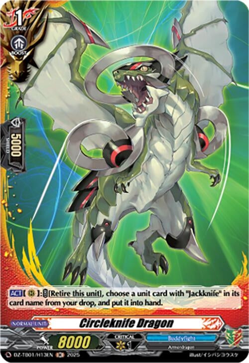 Image for Circleknife Dragon (H) (DZ-TB01/H13EN) (DZ-TB01: Future Card Buddyfight) - Cardfight Vanguard