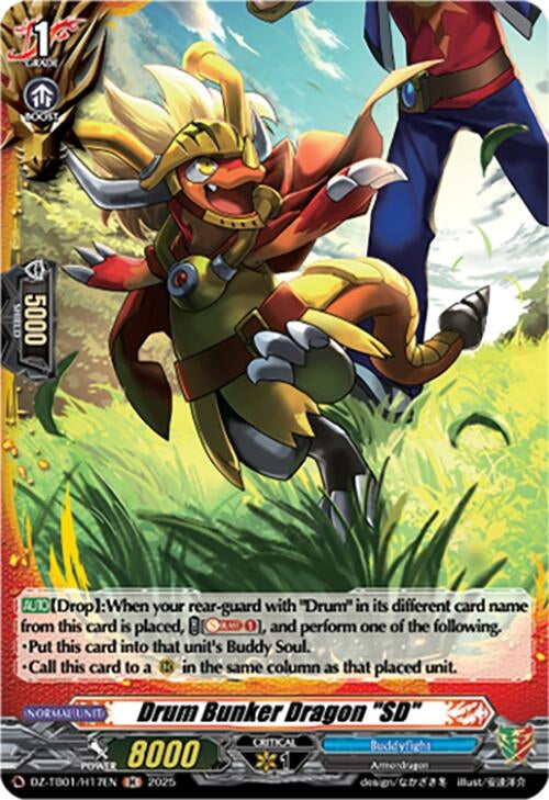 Image for Drum Bunker Dragon "SD" (H) (DZ-TB01/H17EN) (DZ-TB01: Future Card Buddyfight) - Cardfight Vanguard