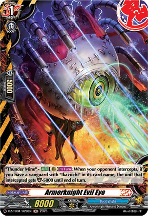Image for Armorknight Evil Eye (H) (DZ-TB01/H29EN) (DZ-TB01: Future Card Buddyfight) - Cardfight Vanguard