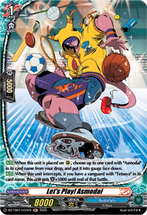 Image for Let's Play! Asmodai (H) (DZ-TB01/H31EN) (DZ-TB01: Future Card Buddyfight) - Cardfight Vanguard