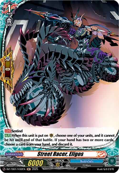 Image for Street Racer, Eligos (H) (DZ-TB01/H32EN) (DZ-TB01: Future Card Buddyfight) - Cardfight Vanguard