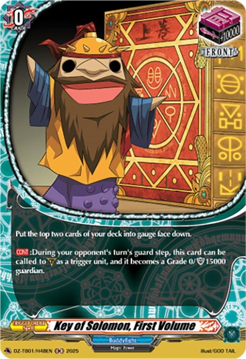 Image for Key of Solomon, First Volume (H) (DZ-TB01/H48EN) (DZ-TB01: Future Card Buddyfight) - Cardfight Vanguard