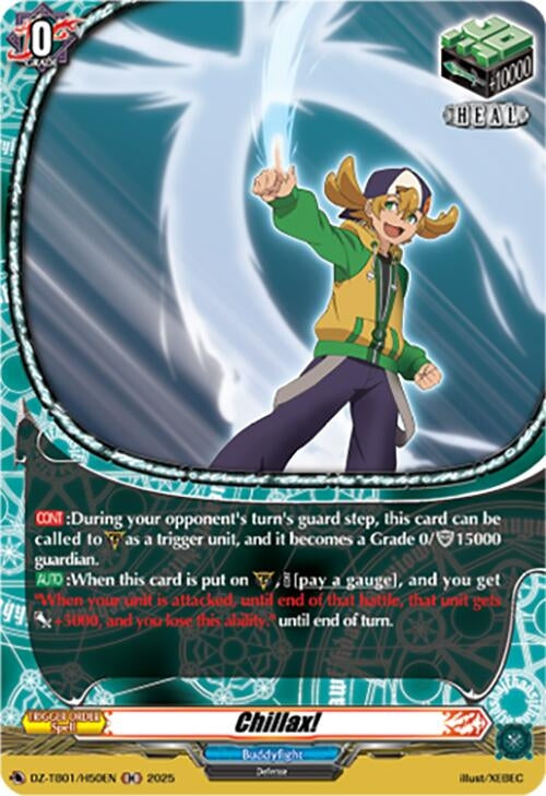 Image for Chillax! (H) (DZ-TB01/H50EN) (DZ-TB01: Future Card Buddyfight) - Cardfight Vanguard