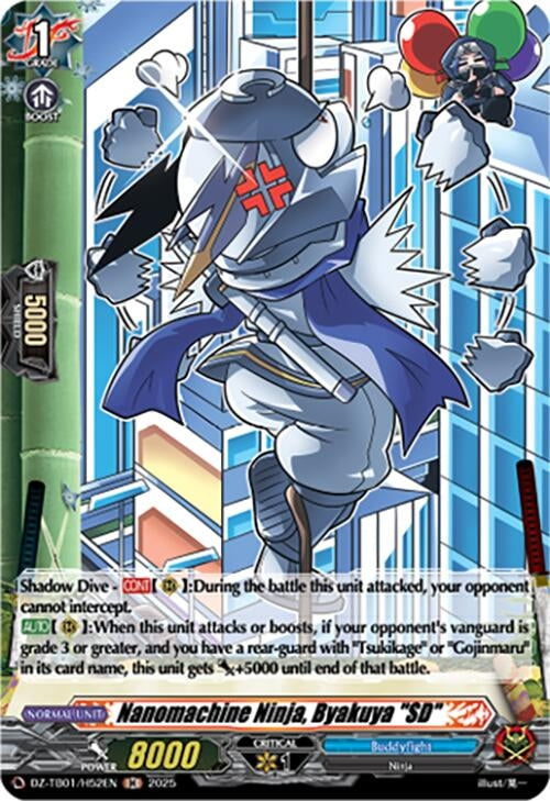 Image for Nanomachine Ninja, Byakuya "SD" (H) (DZ-TB01/H52EN) (DZ-TB01: Future Card Buddyfight) - Cardfight Vanguard