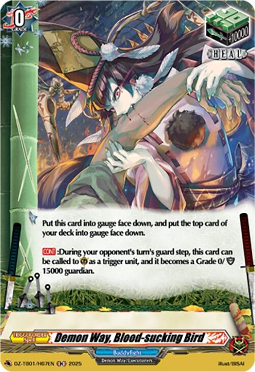 Image for Demon Way, Blood-sucking Bird (H) (DZ-TB01/H67EN) (DZ-TB01: Future Card Buddyfight) - Cardfight Vanguard