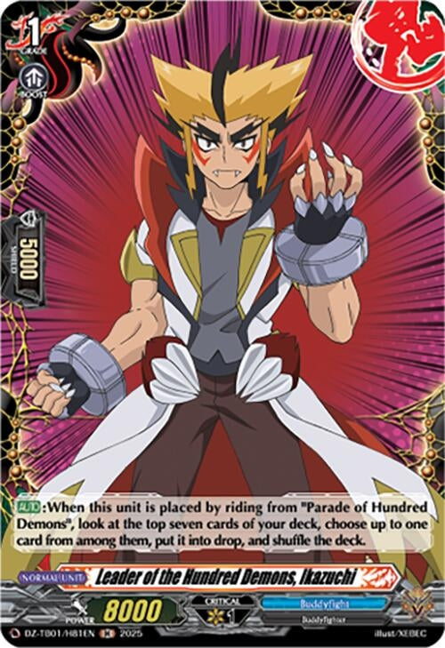 Image for Leader of the Hundred Demons, Ikazuchi (H) (DZ-TB01/H81EN) (DZ-TB01: Future Card Buddyfight) - Cardfight Vanguard