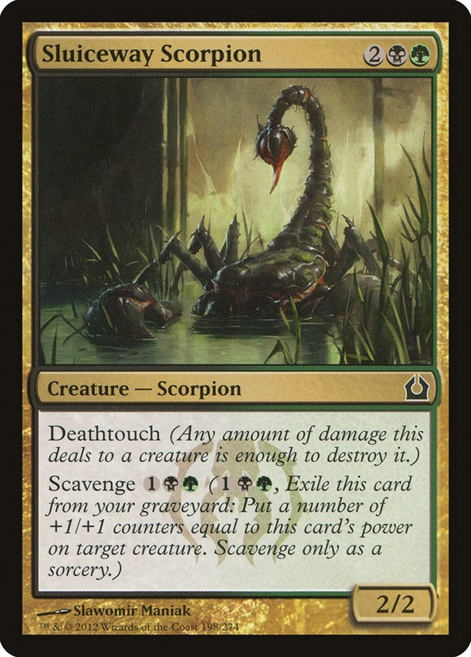 Sluiceway Scorpion (198) [RTR] - MTG Single