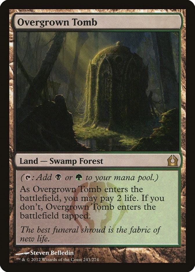 Overgrown Tomb (243) [RTR] - MTG Single