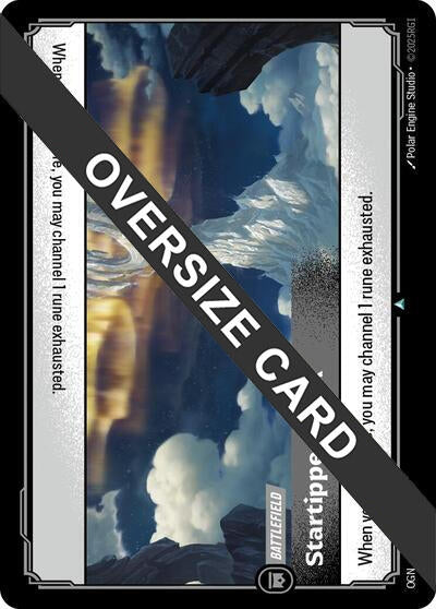 Image for Startipped Peak (Oversized) (288/298) (Origins: Proving Grounds) - Riftbound: League of Legends Trading Card Game