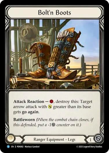 Image for Bolt'n Boots (PEN082) - Flesh and Blood TCG