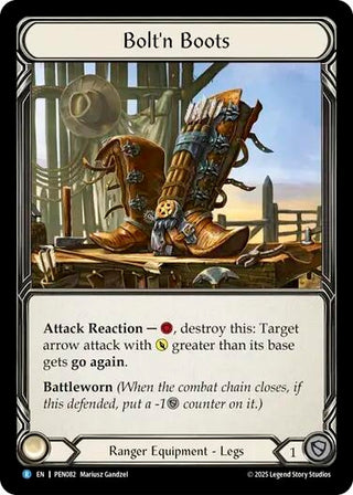 Image for Bolt'n Boots (PEN082) - Flesh and Blood TCG