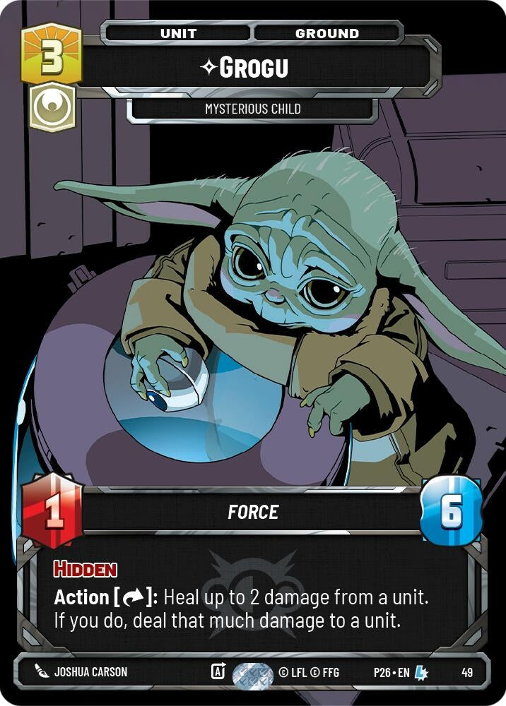 Image for Grogu - Mysterious Child (49) (49) (Sector and Regional Promos: Season 1) - Star Wars: Unlimited