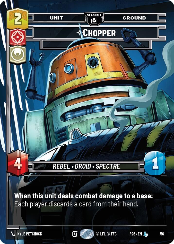 Image for Chopper - War Hero (56) (56) (Sector and Regional Promos: Season 1) - Star Wars: Unlimited