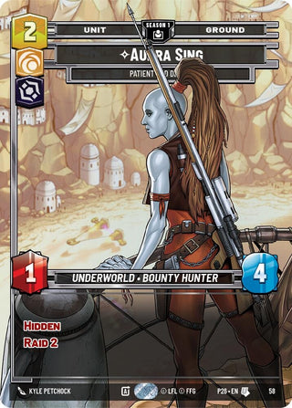 Image for Aurra Sing - Patient and Deadly (58) (58) (Sector and Regional Promos: Season 1) - Star Wars: Unlimited