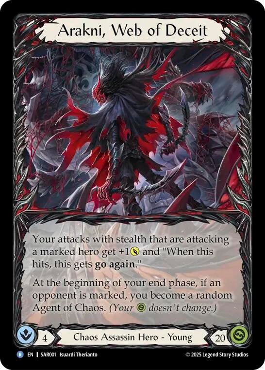 Image for Arakni, Web of Deceit (SAR001) - Flesh and Blood TCG