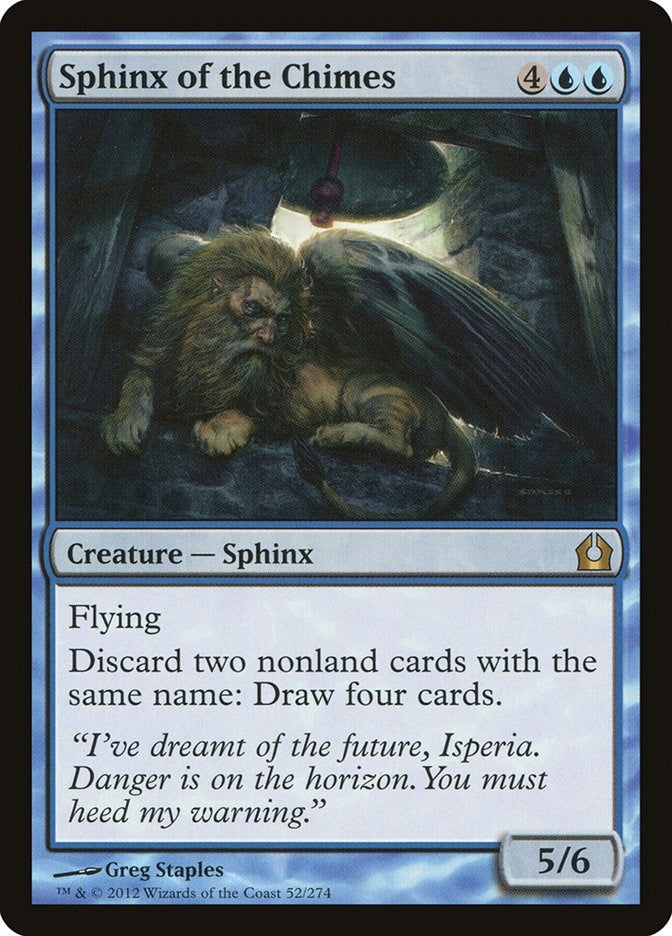 Sphinx of the Chimes (52) [RTR] - MTG Single