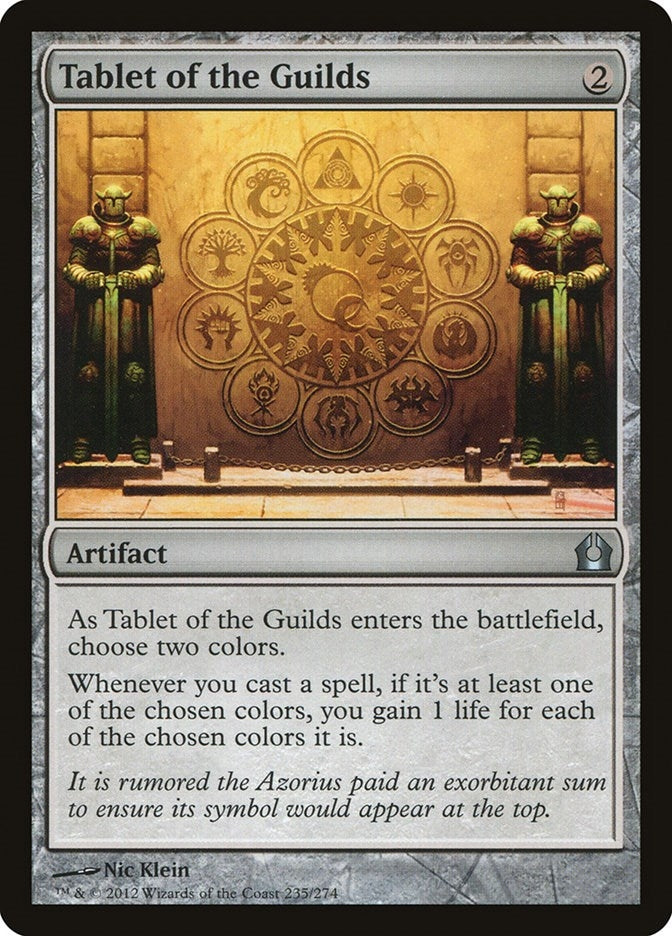 Tablet of the Guilds (235) [RTR] - MTG Single