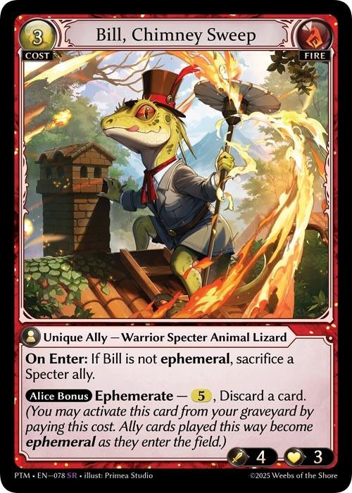 Image for Bill, Chimney Sweep (078) (Phantom Monarchs) - Grand Archive TCG