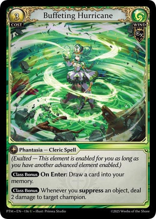 Image for Buffeting Hurricane (136) (Phantom Monarchs) - Grand Archive TCG