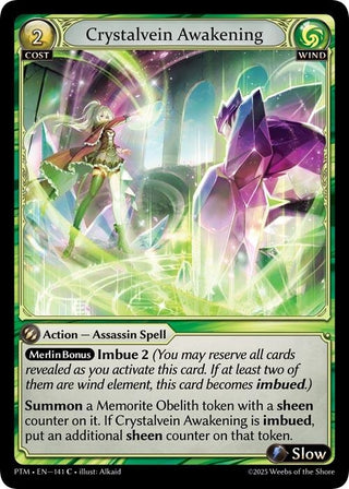 Image for Crystalvein Awakening (141) (Phantom Monarchs) - Grand Archive TCG