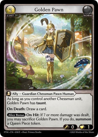 Image for Golden Pawn (038) (Phantom Monarchs) - Grand Archive TCG