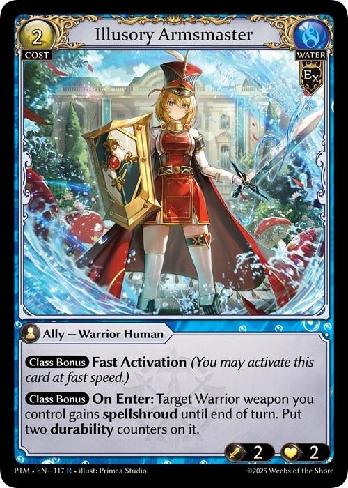 Image for Illusory Armsmaster (117) (Phantom Monarchs) - Grand Archive TCG