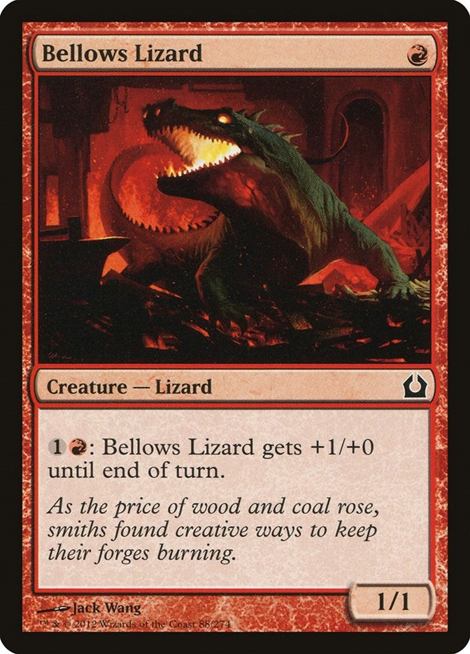 Bellows Lizard (88) [RTR] - MTG Single