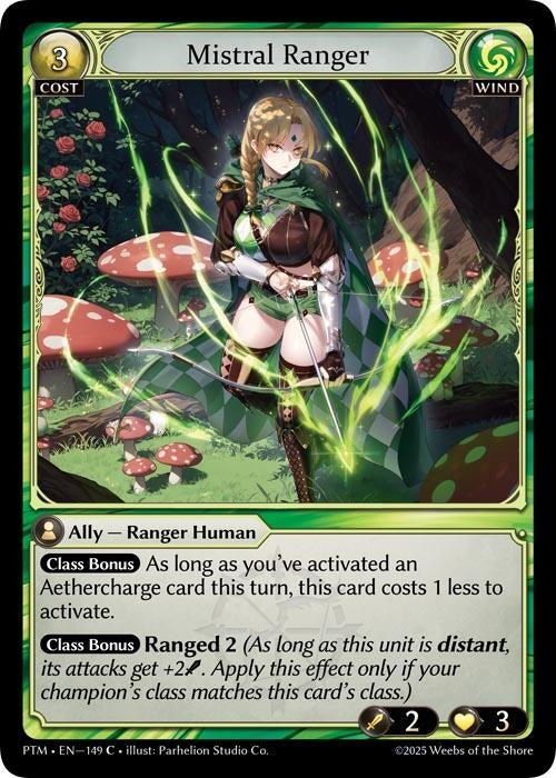 Image for Mistral Ranger (149) (Phantom Monarchs) - Grand Archive TCG