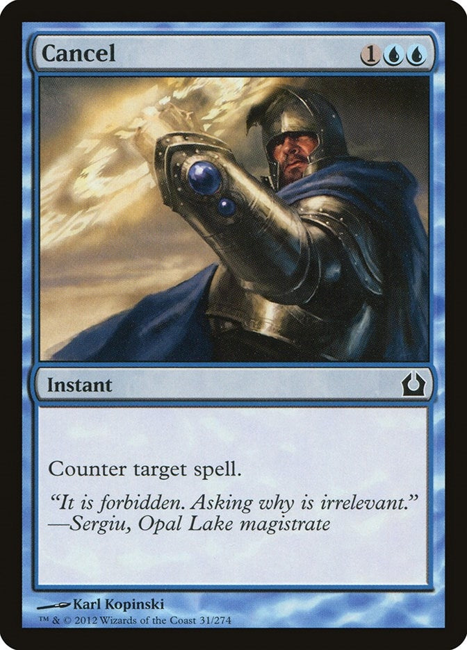 Cancel (31) [RTR] - MTG Single