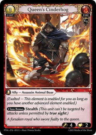 Image for Queen's Cinderhog (093) (Phantom Monarchs) - Grand Archive TCG