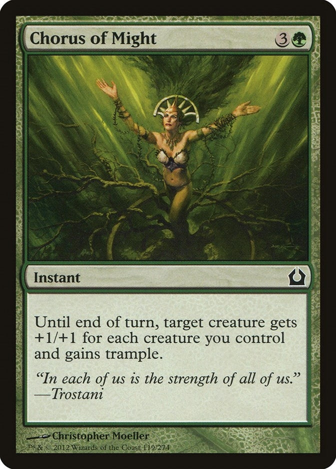 Chorus of Might (119) [RTR] - MTG Single