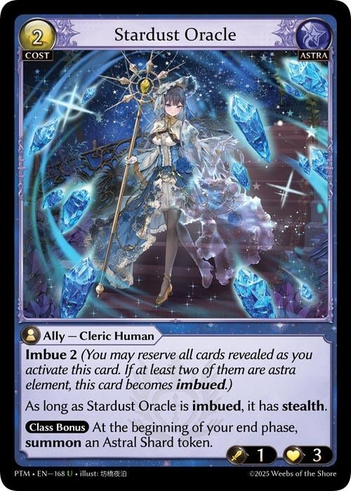 Image for Stardust Oracle (168) (Phantom Monarchs) - Grand Archive TCG