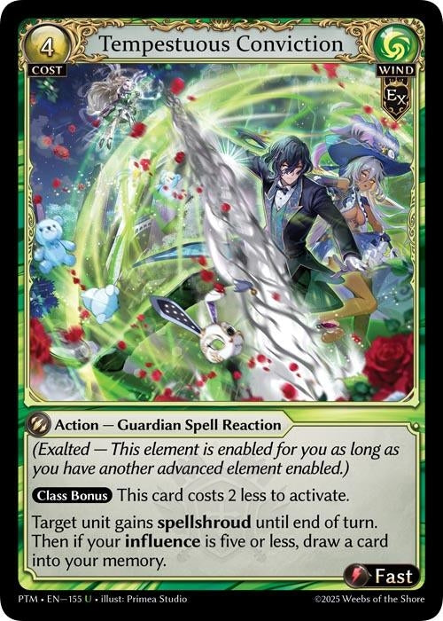 Image for Tempestuous Conviction (155) (Phantom Monarchs) - Grand Archive TCG