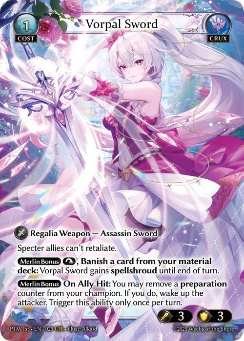 Image for Vorpal Sword (025) (Phantom Monarchs) - Grand Archive TCG