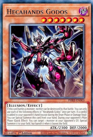 Image for Hecahands Godos (PHRE-EN003) (Phantom Revenge) - YuGiOh