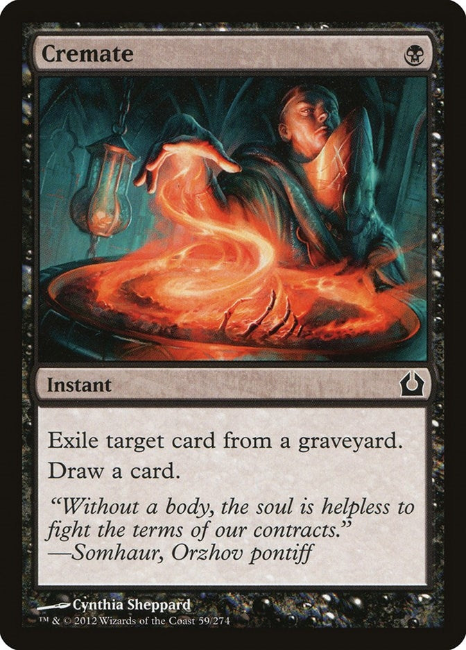 Cremate (59) [RTR] - MTG Single