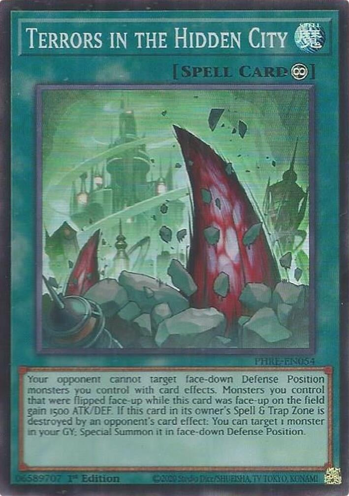 Image for Terrors in the Hidden City (Super Rare) (PHRE-EN054) (Phantom Revenge) - YuGiOh