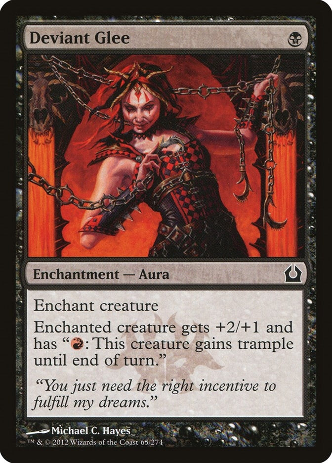 Deviant Glee (65) [RTR] - MTG Single