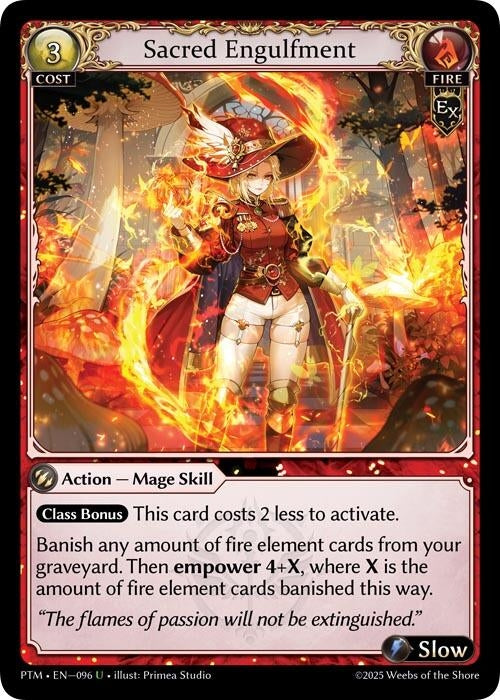 Image for Sacred Engulfment (Curio Foil) (096) (Phantom Monarchs) - Grand Archive TCG