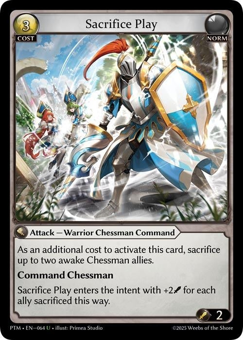 Image for Sacrifice Play (Curio Foil) (064) (Phantom Monarchs) - Grand Archive TCG