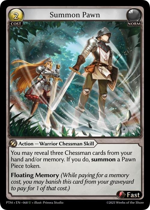 Image for Summon Pawn (Curio Foil) (068) (Phantom Monarchs) - Grand Archive TCG
