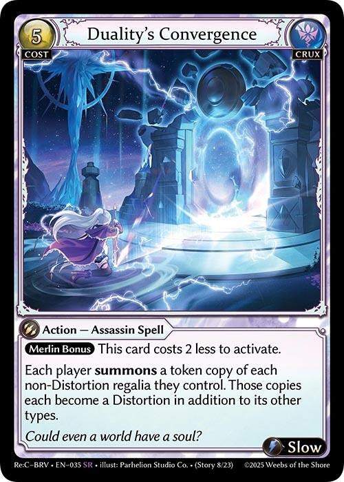 Image for Duality's Convergence (035) (Merlin Re: Collection, Brilliant Vestige) - Grand Archive TCG