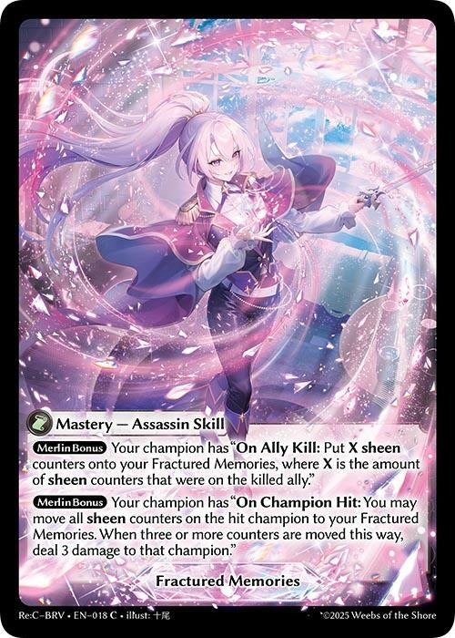 Image for Fractured Memories (018) (Merlin Re: Collection, Brilliant Vestige) - Grand Archive TCG