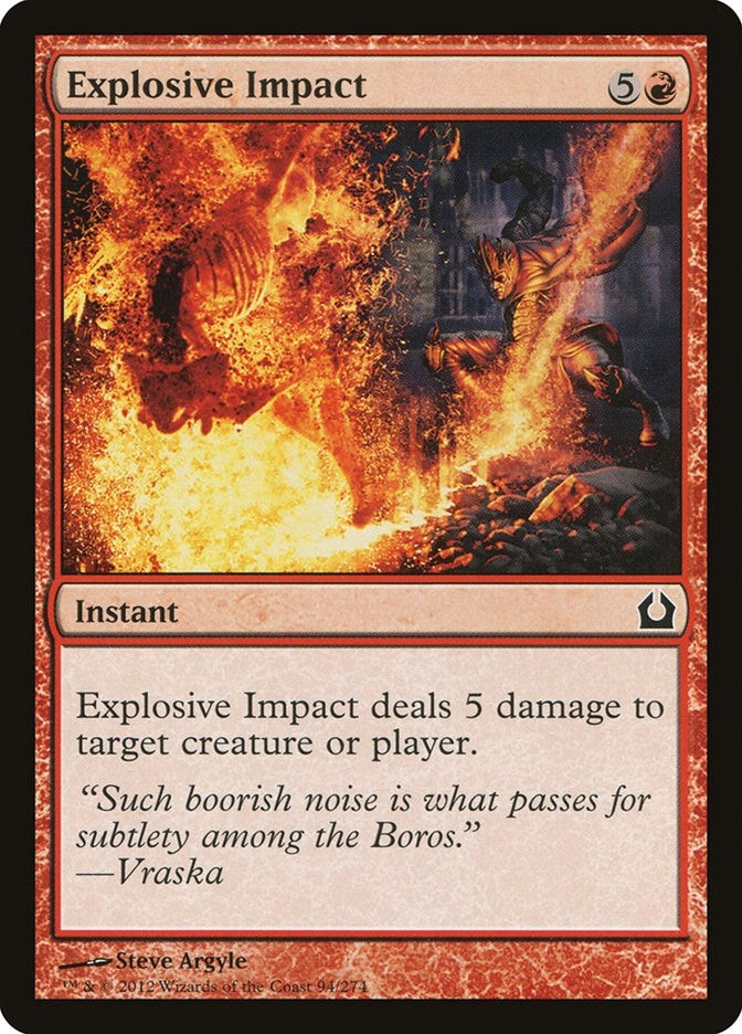 Explosive Impact (94) [RTR] - MTG Single