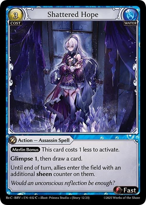 Image for Shattered Hope (032) (Merlin Re: Collection, Brilliant Vestige) - Grand Archive TCG