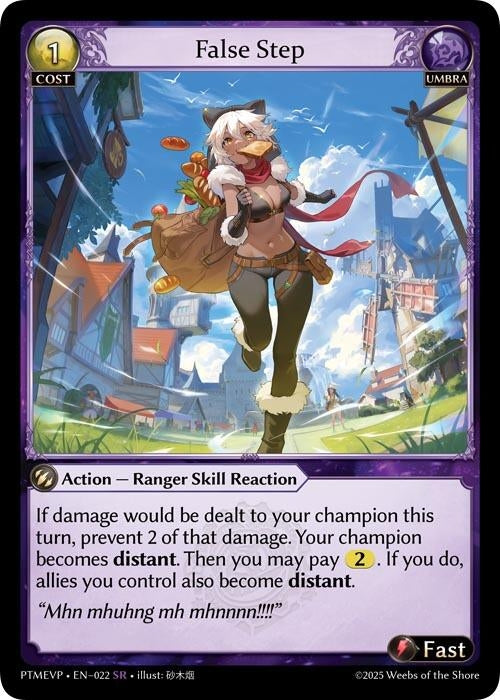 Image for False Step (022) (Phantom Monarchs Event Pack) - Grand Archive TCG